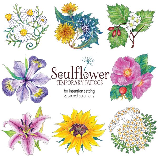 Soulflower Inspirational Cards and Temporary Tattoos - Image 2